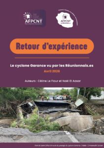 couverture du rapport retour experience cyclone garance reunion culture du risque afpcnt