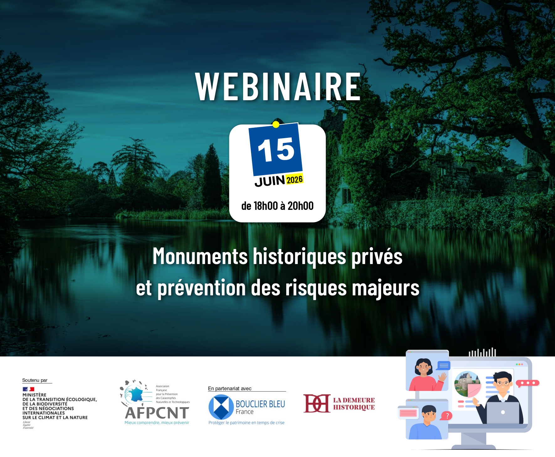 Webinaire "Monuments historiques privés et prévention des risques majeurs"