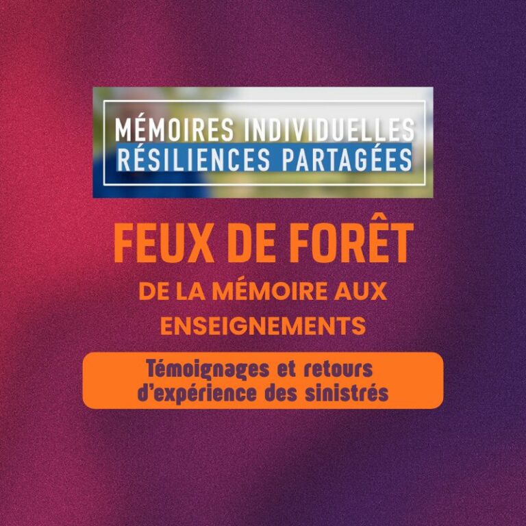 Feux de forêt : retours d’expérience, de la mémoire aux enseignements | AFPCNT