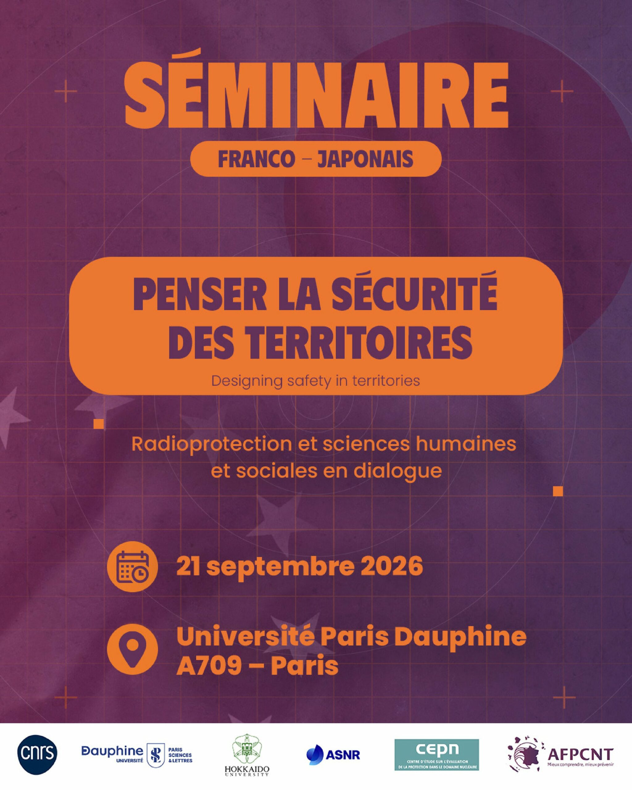 Séminaire franco-japonais Paris Daupine 21 septembre 2026