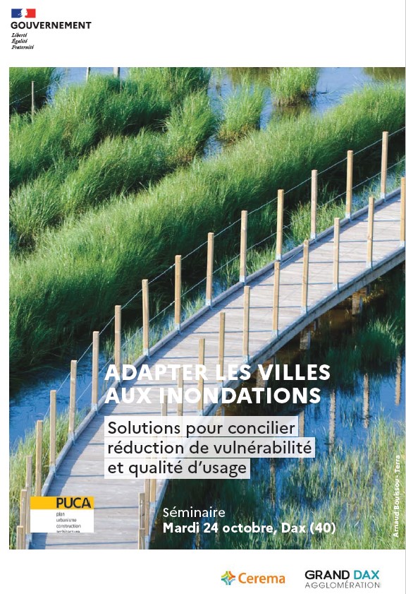Séminaire « Adapter les villes aux inondations : solutions pour concilier réduction de vulnérabilité et qualité d’usage 